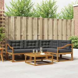 Outdoor Sofa Set 5 Piece Modular Garden Furniture Patio Backyard Lounge Seating