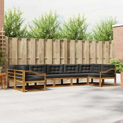 Outdoor Sofa Set 7 Pieces Garden Patio Sectional Furniture with Cushions