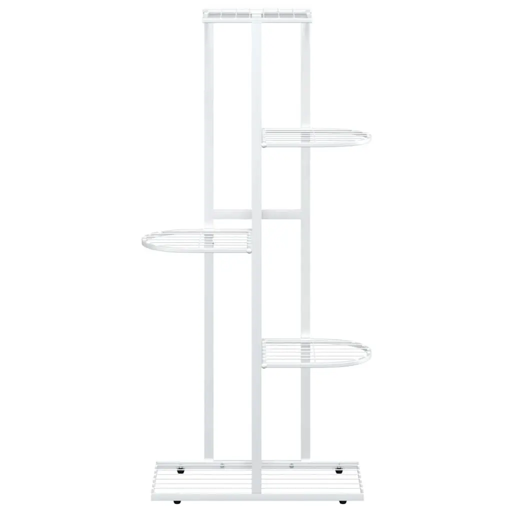 5-Tier Metal Plant Stand Flower Display Rack White