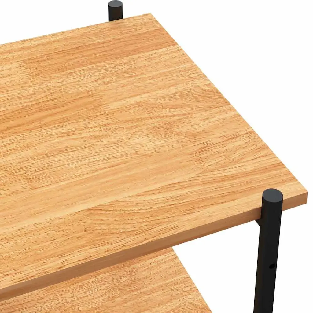 5-Tier Shelving Unit Black Oak Storage Organiser Standing Shelf