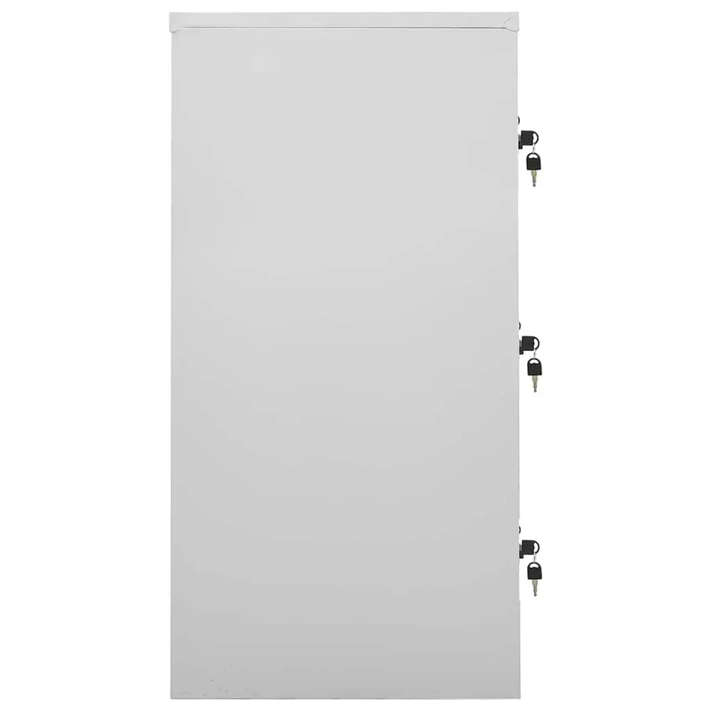 Locker Cabinet Storage Grey Steel Organiser Shoes Books Files Office School