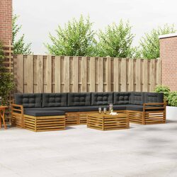 Outdoor Sectional Sofa Set 8 Pieces Garden Patio Furniture Modular Seating with