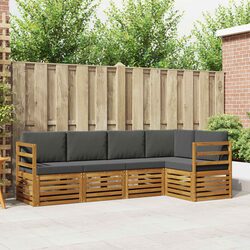 5 Piece Sectional Sofa Set Outdoor Garden Furniture Modular Lounger with