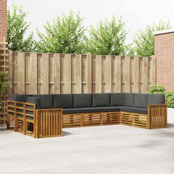 Outdoor Sectional Sofa Set Modular Garden Patio Furniture with Cushions 10