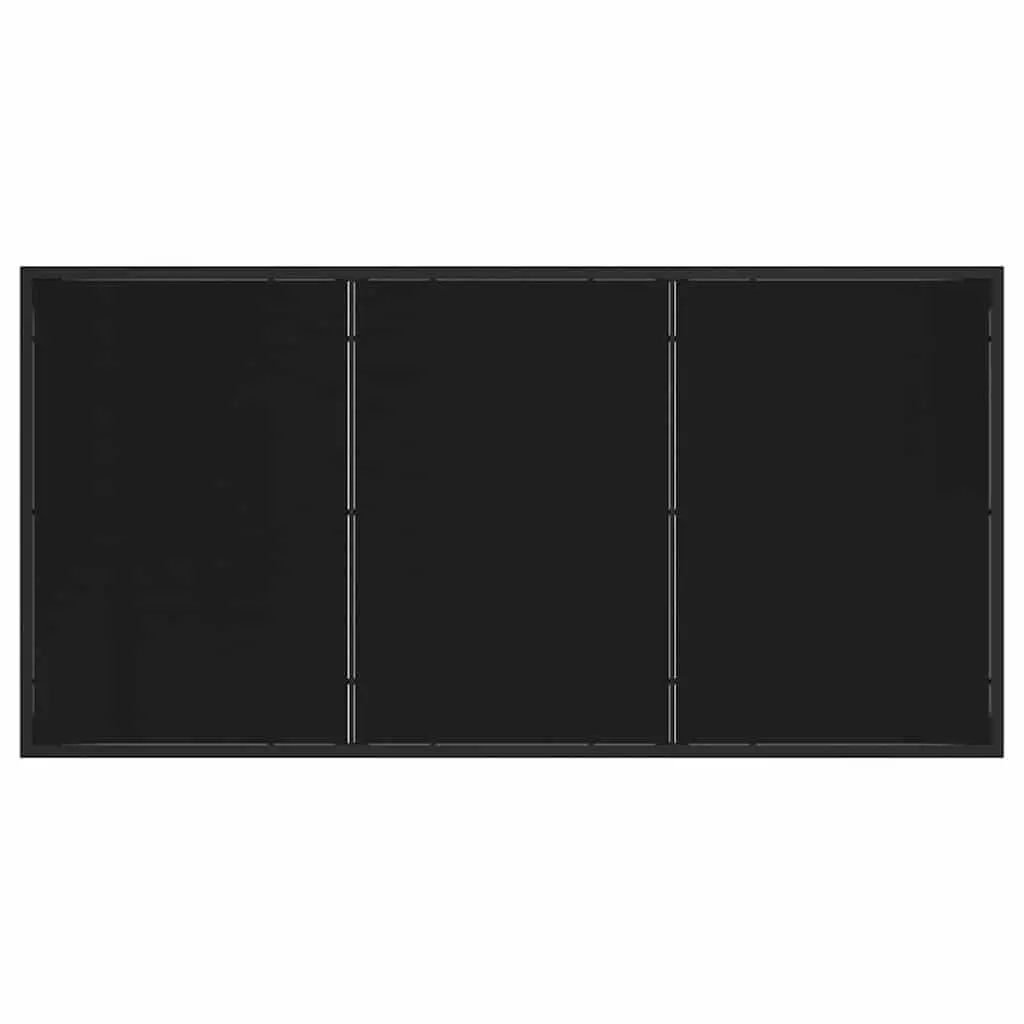 7 Piece Outdoor Dining Set Black Poly Rattan Garden Furniture with Cushions