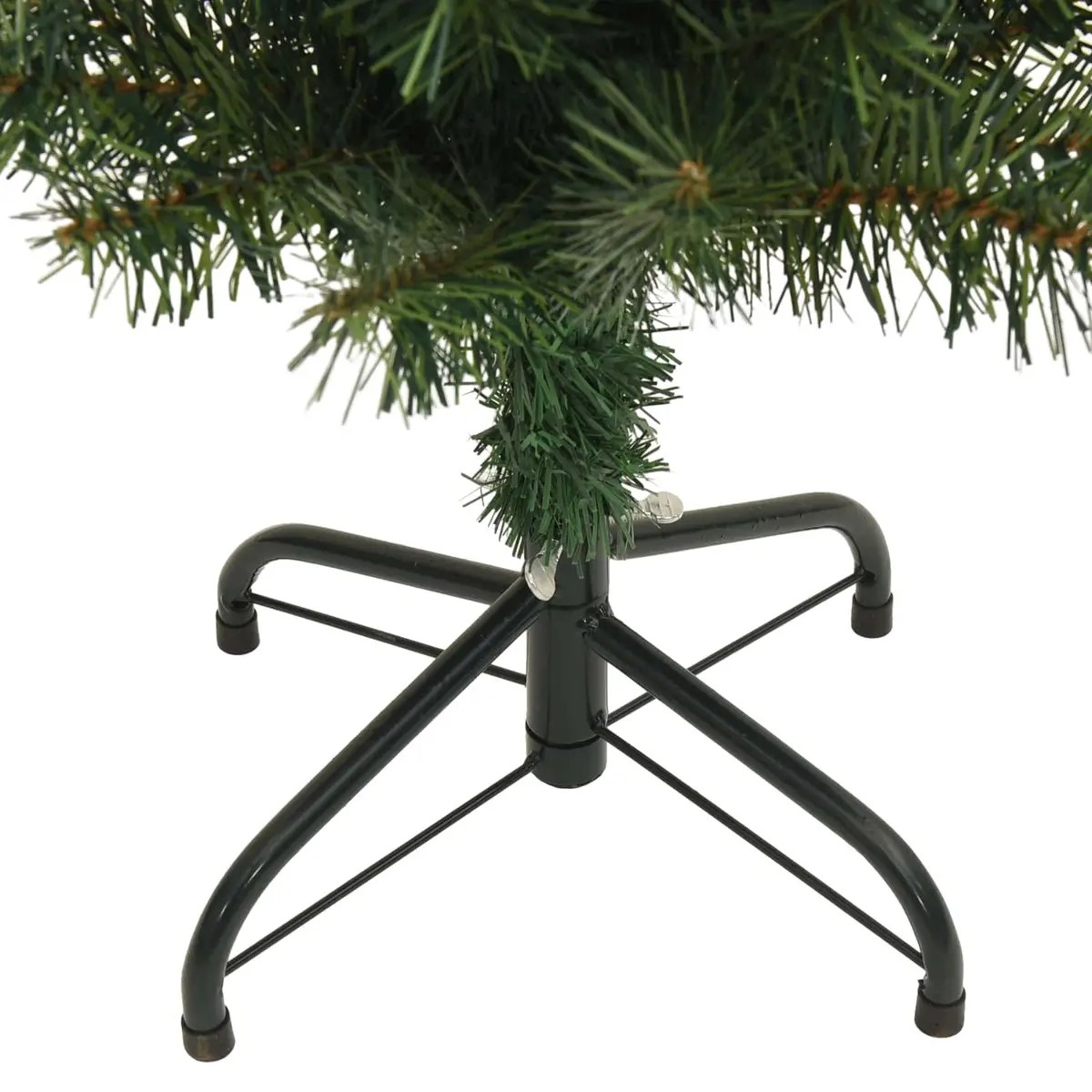Artificial Christmas Tree 210cm Green Cone Shape 300 LED Lights USB Power Holiday Decor