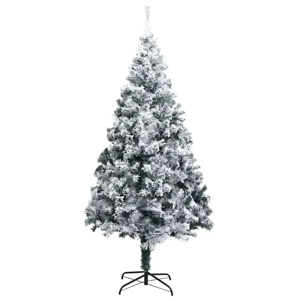 Artificial Christmas Tree Cone Shape 180cm White LED String Lights USB Powered
