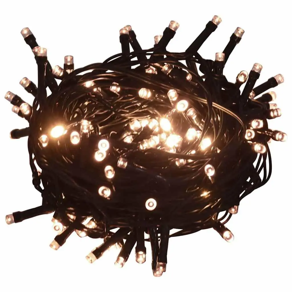 Artificial Pre-lit Christmas Tree 150cm Black Cone LED Warm White Lights Indoor