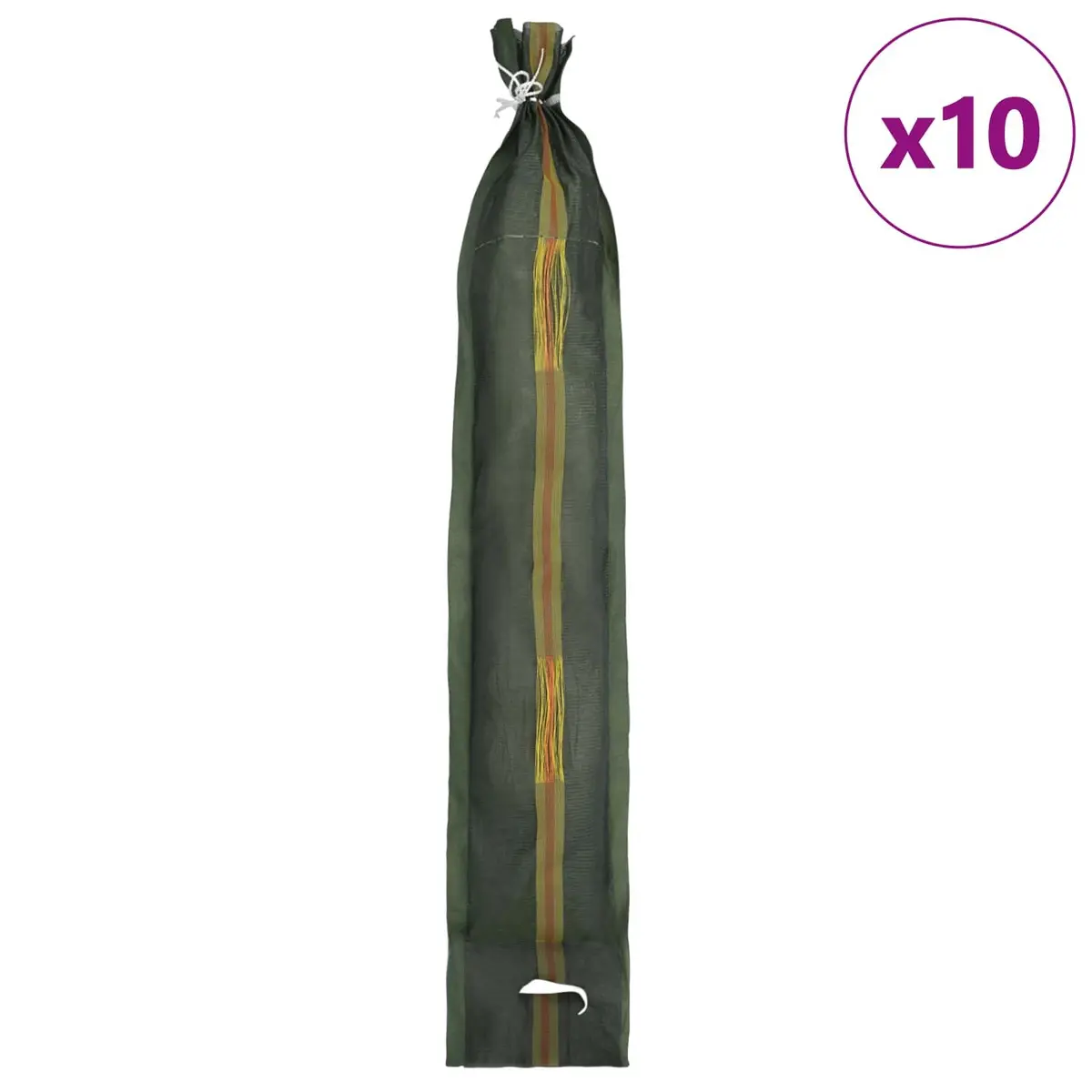 Industrial Sandbags Heavy Duty 100 x 25 cm Dark Green 10 Piece