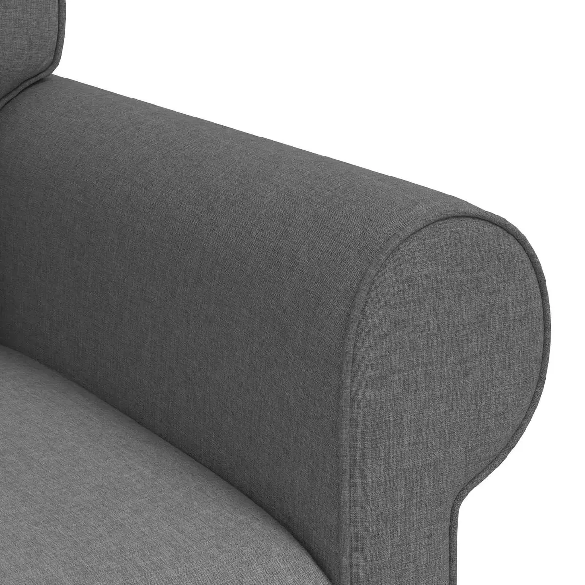 Sofa Set 2 pcs Grey Modular Living Room Furniture Modern Contemporary Design