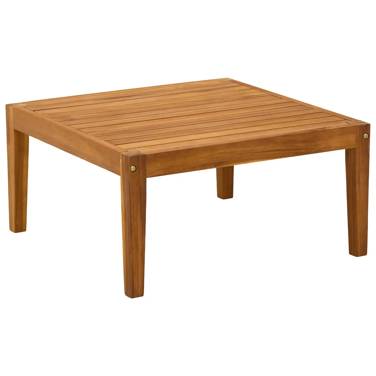 Garden Table Solid Acacia Wood Outdoor Side Table 60x60x30cm Brown