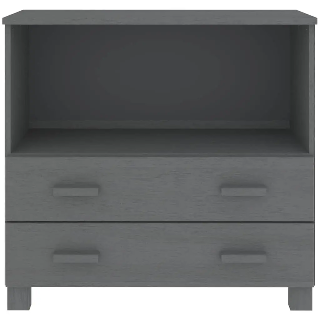 Wooden Sideboard Storage Cabinet with Drawers Grey