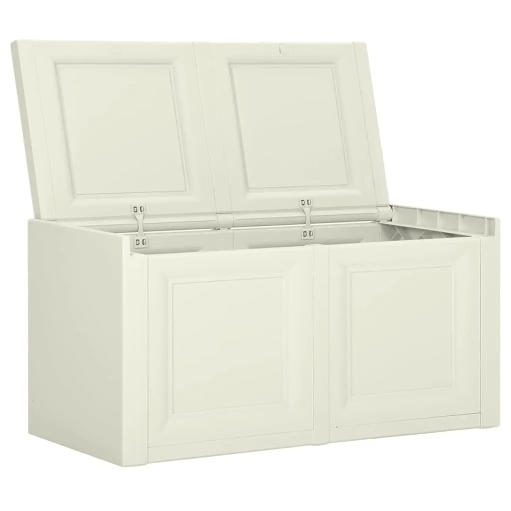 Storage Chest Cushion Box 86x40x42cm Cream Household Container