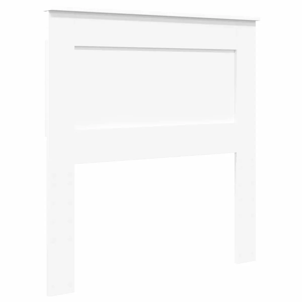 Storage Bed Frame with Drawer 90 x 190 cm White Engineered Wood