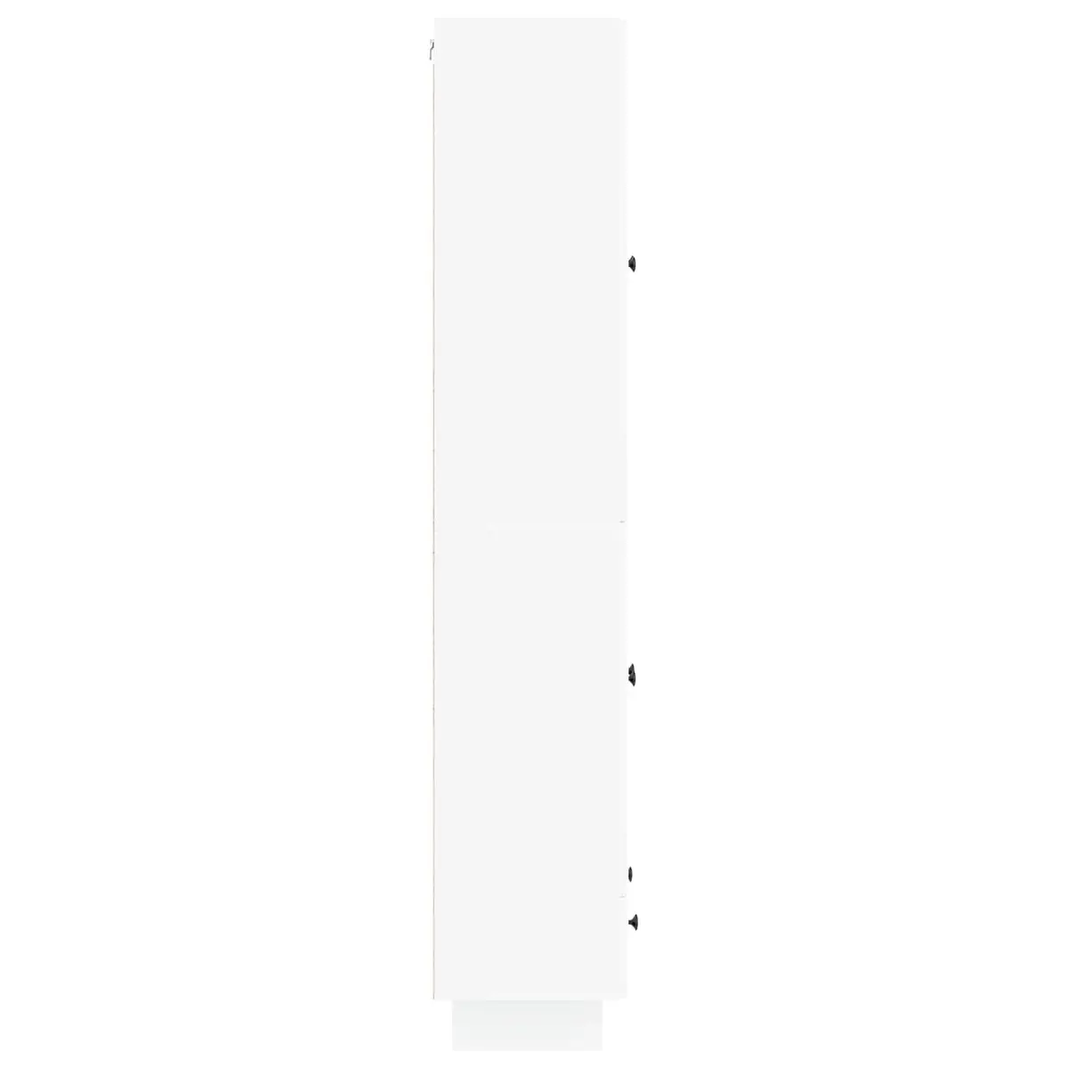 Cabinet Set 2 pcs Engineered Wood Storage Furniture White 66 x 34.5 x 95 cm