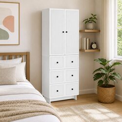 Cabinet Set 2 pcs Storage Furniture Engineered Wood Indoor Outdoor Home Garden