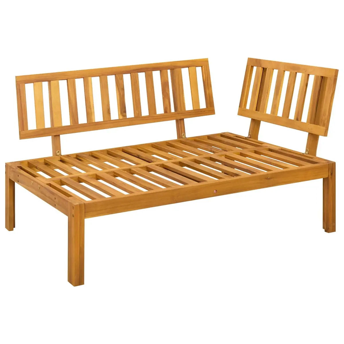 Outdoor Sectional Sofa Units Corner Lounge 2 Piece Brown Cream White
