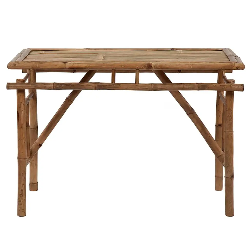 Folding Garden Table 115x50x75cm Outdoor Patio Dining Camping Portable Brown