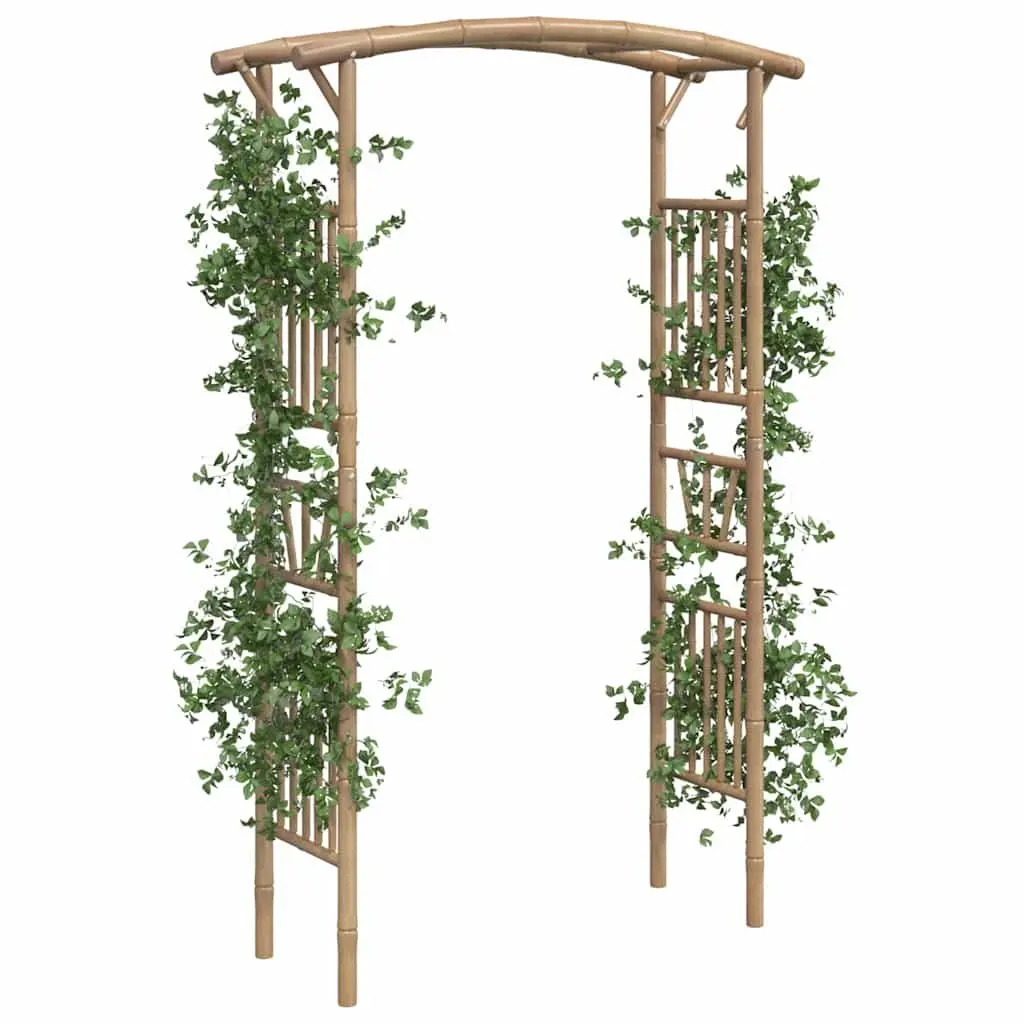Garden Arch Bamboo Rose Trellis Outdoor Patio Arbour Pergola Climbing Plant