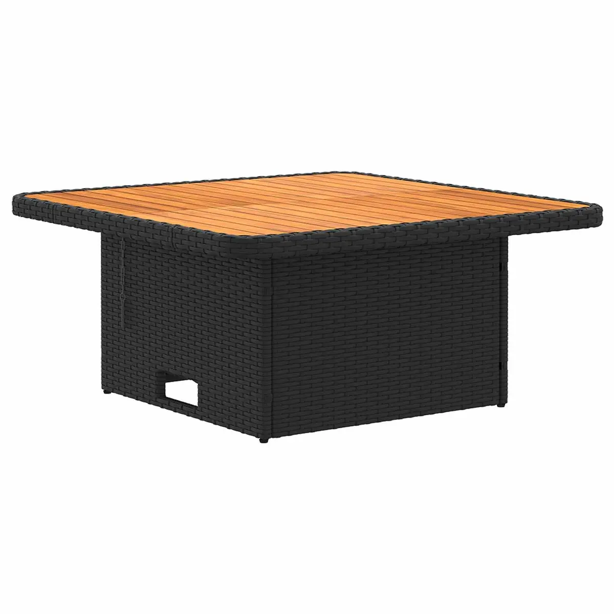 Outdoor Furniture Set 7 Pieces Patio Sofa Garden Lounge Rattan Black with Cushions