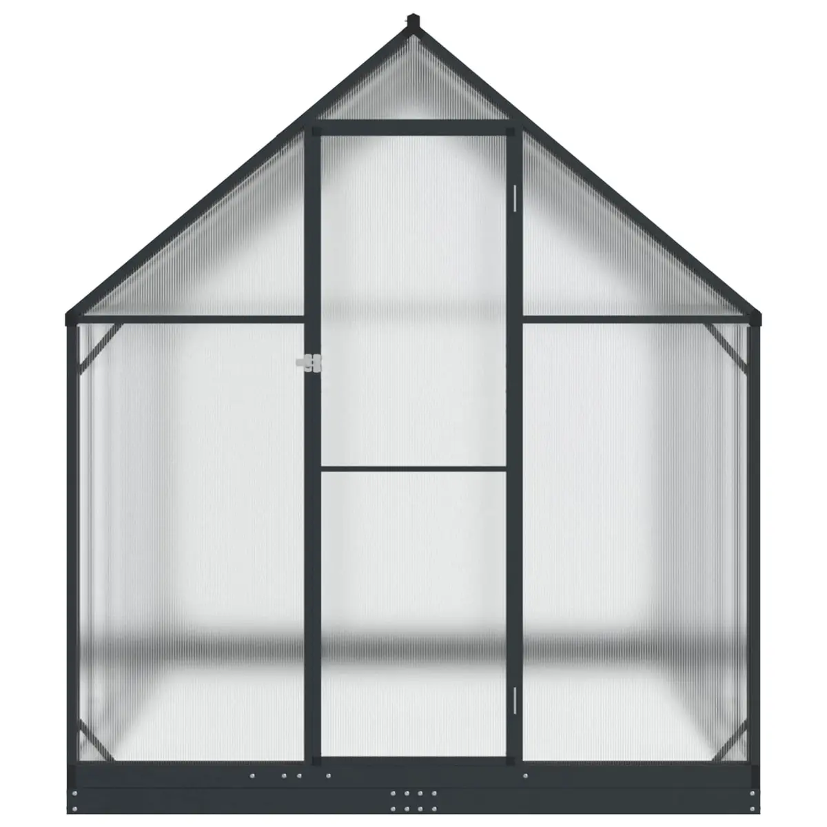 Garden Greenhouse Tunnel Anthracite Adjustable Height Portable