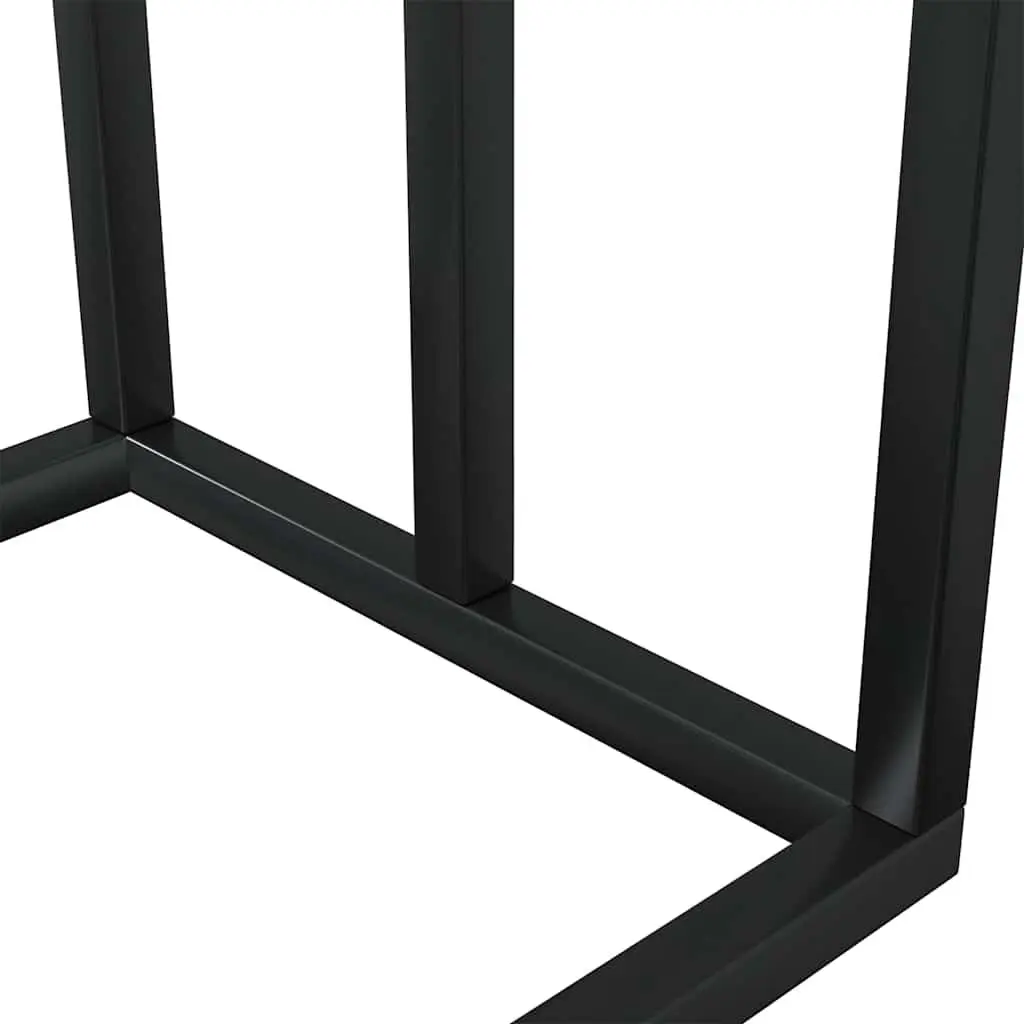 Freestanding Towel Rack 3 Tier Black Iron Bathroom Storage Holder Organiser