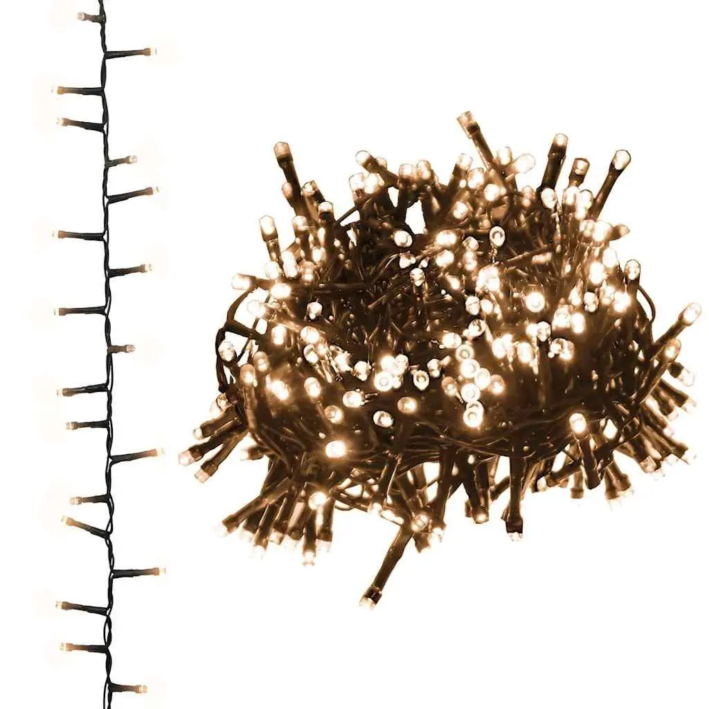 LED String Lights 400 LEDs 13m Warm White Flexible Indoor Outdoor Christmas Holiday Decorations