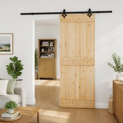 Sliding Door Modern Minimalist Design 80 x 210 cm Space-Saving Room Divider