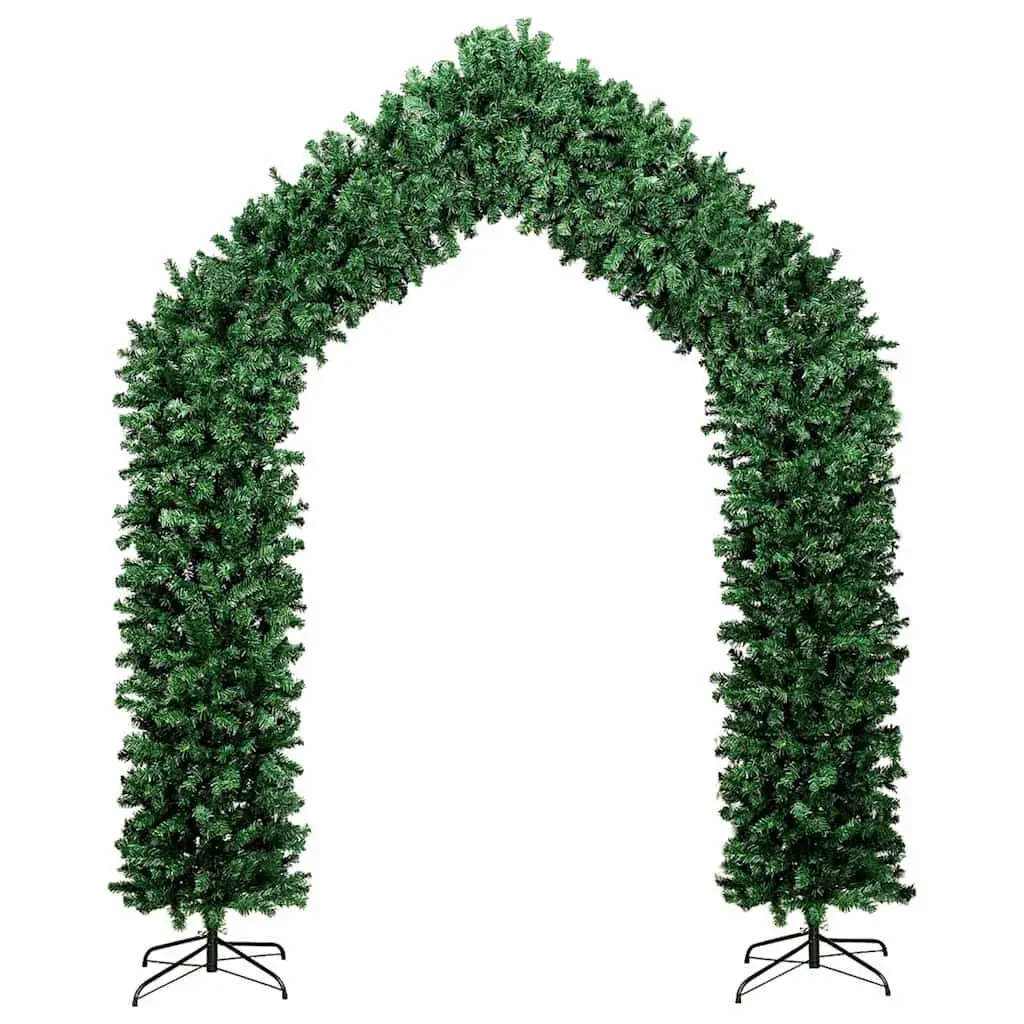 Christmas Tree Arch 270 cm Green PVC Seasonal Decoration