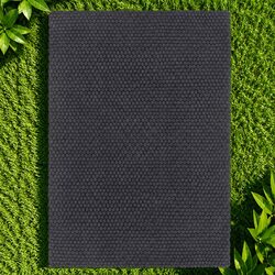 Cotton Rope Rug Rectangular Anthracite 80x160 cm Floor Mat Living Room Bedroom