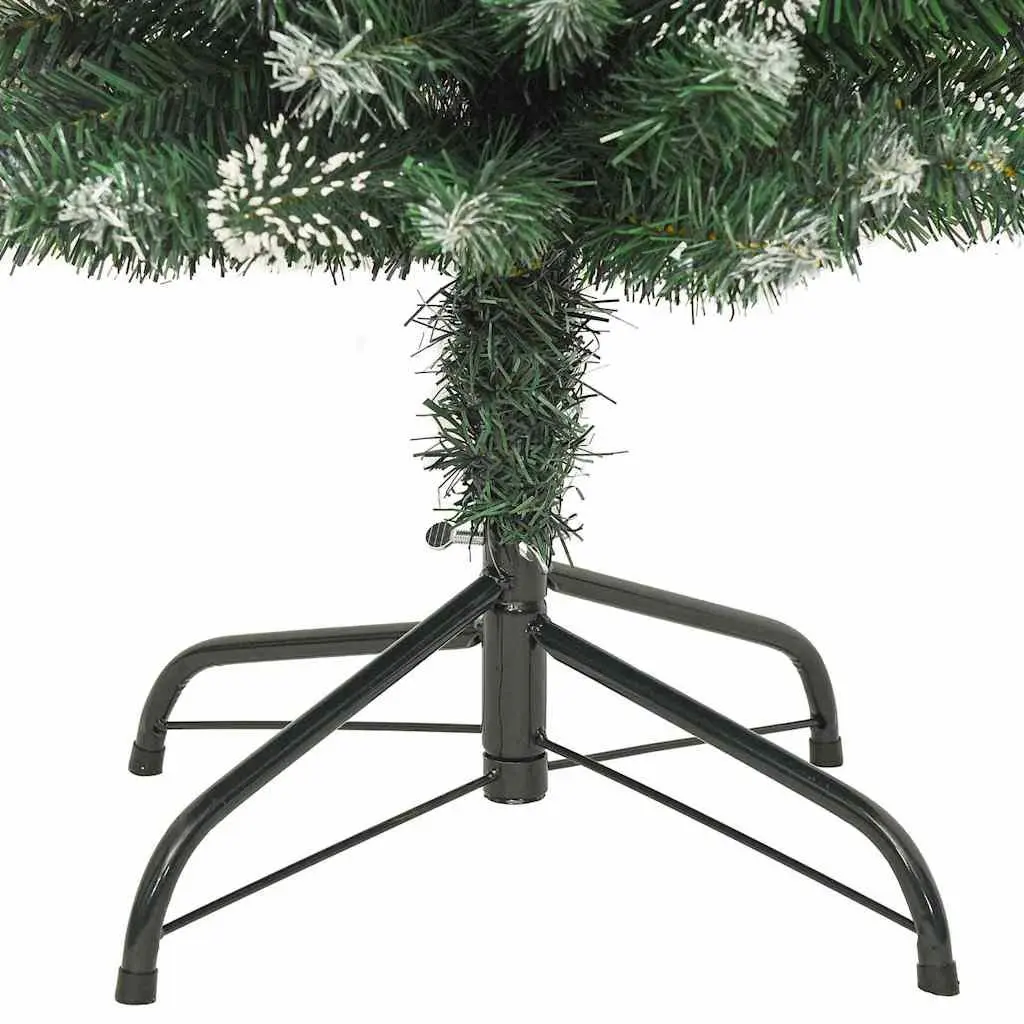 Artificial Christmas Tree Slim Profile 120cm Green PVC Holiday Home Decor