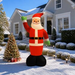 Giant Inflatable Santa Claus 1000cm LED Christmas Outdoor Yard Decoration