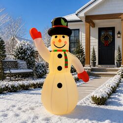 Christmas Inflatable Snowman Decoration with Built-in LED Lights 1000 cm