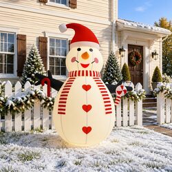 Inflatable Snowman Christmas Decoration 360cm Outdoor Holiday with LED Lights