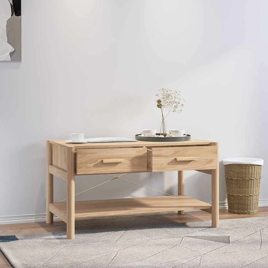 Coffee Table with Storage Engineered Wood Brown