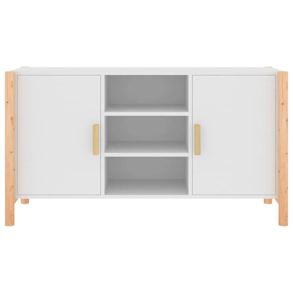 Sideboard Engineered Wood Storage Cabinet 107x38x60cm White