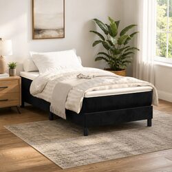 Pocket Spring Bed Mattress 90x190 cm Medium Firmness Black Velvet Sleep