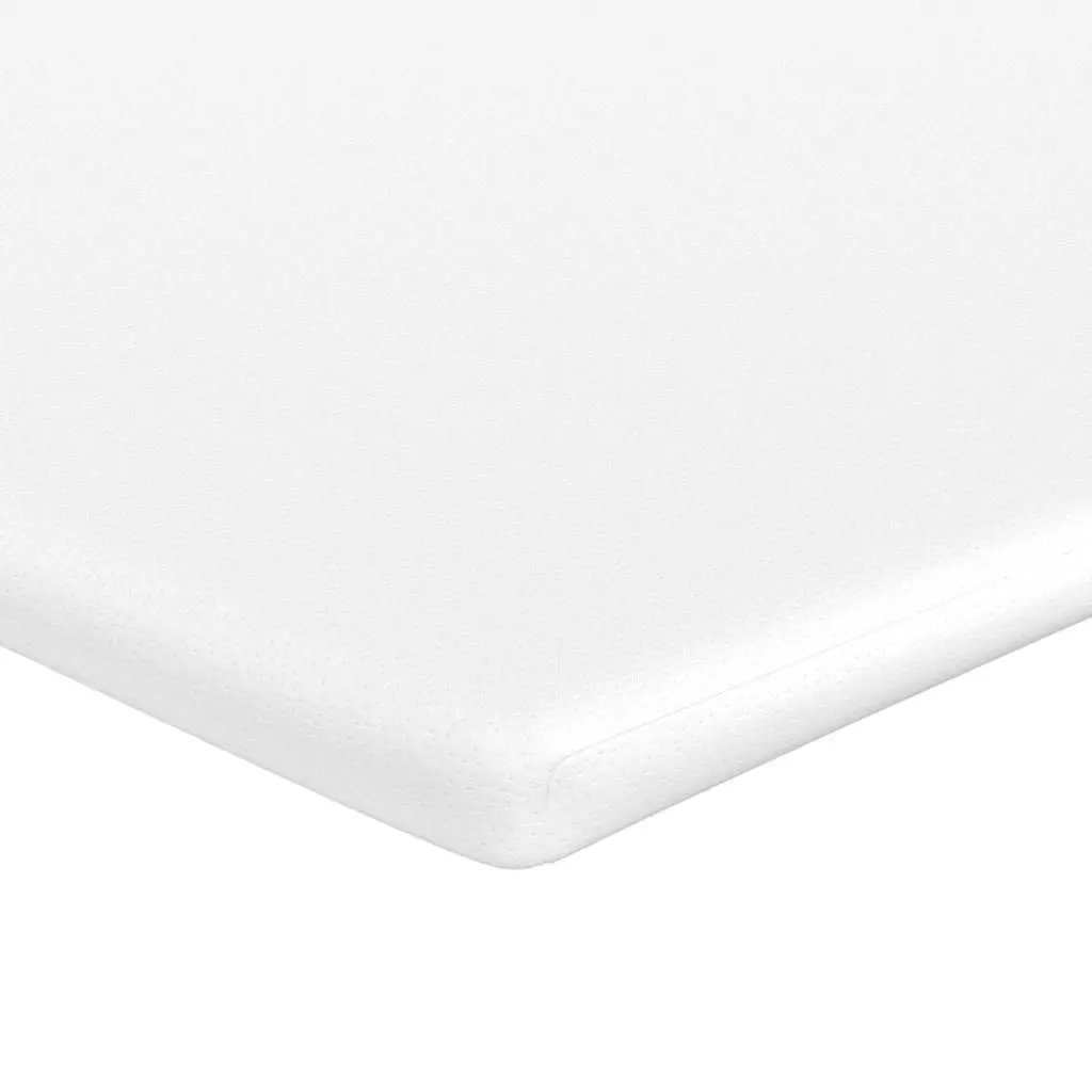 Mattress Topper Extra Soft Foam 152x203 cm White Breathable Support