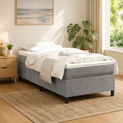 Mattress Topper 107x203x5cm Super Single White Soft Foam Bedding Pad