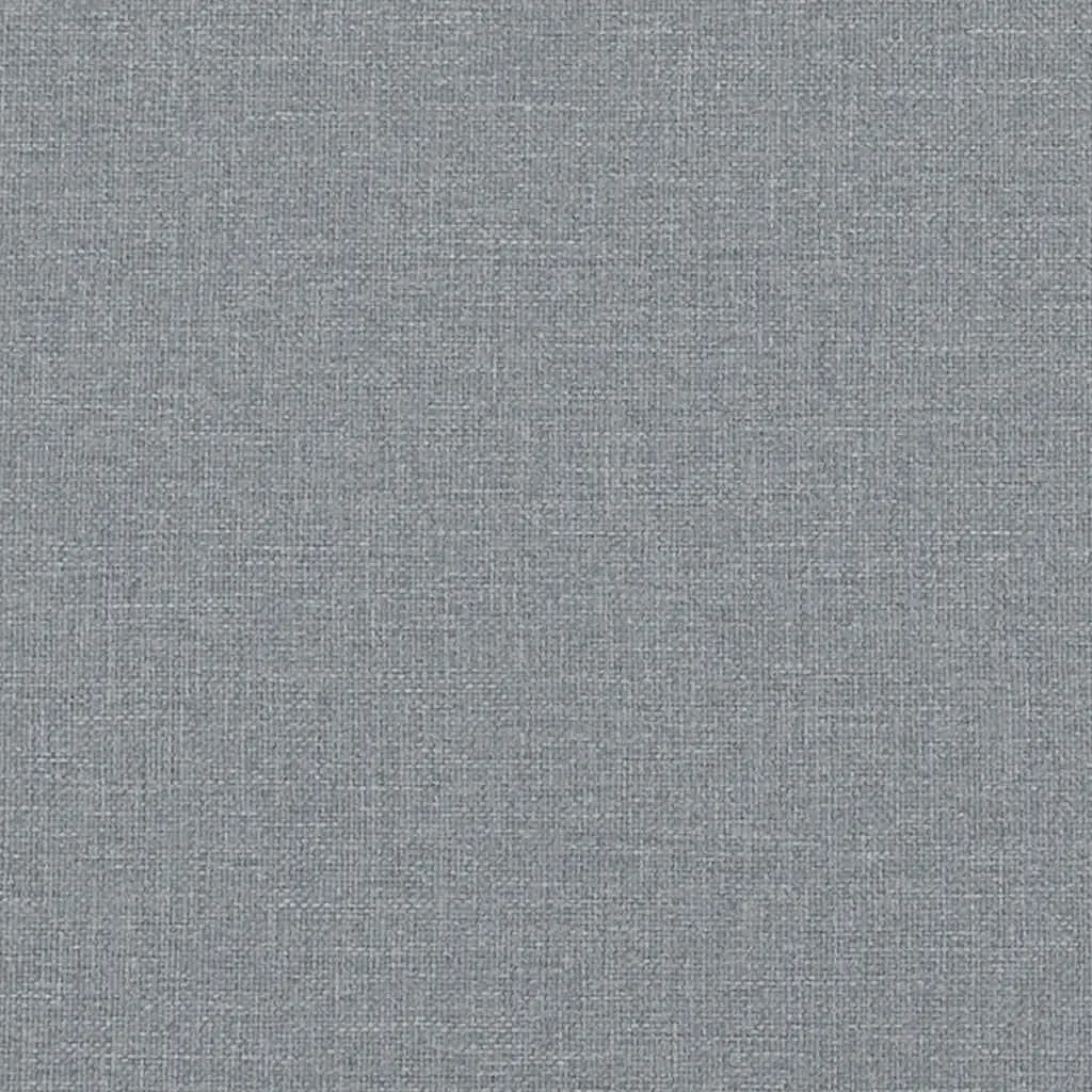 Footstool Light Grey 70x55x41cm Modern Fabric Foot Rest Ottoman Living Room