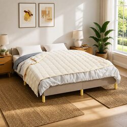 Weighted Blanket Light Cream 120x180 cm 5 kg Calming Sleep Pressure Therapy