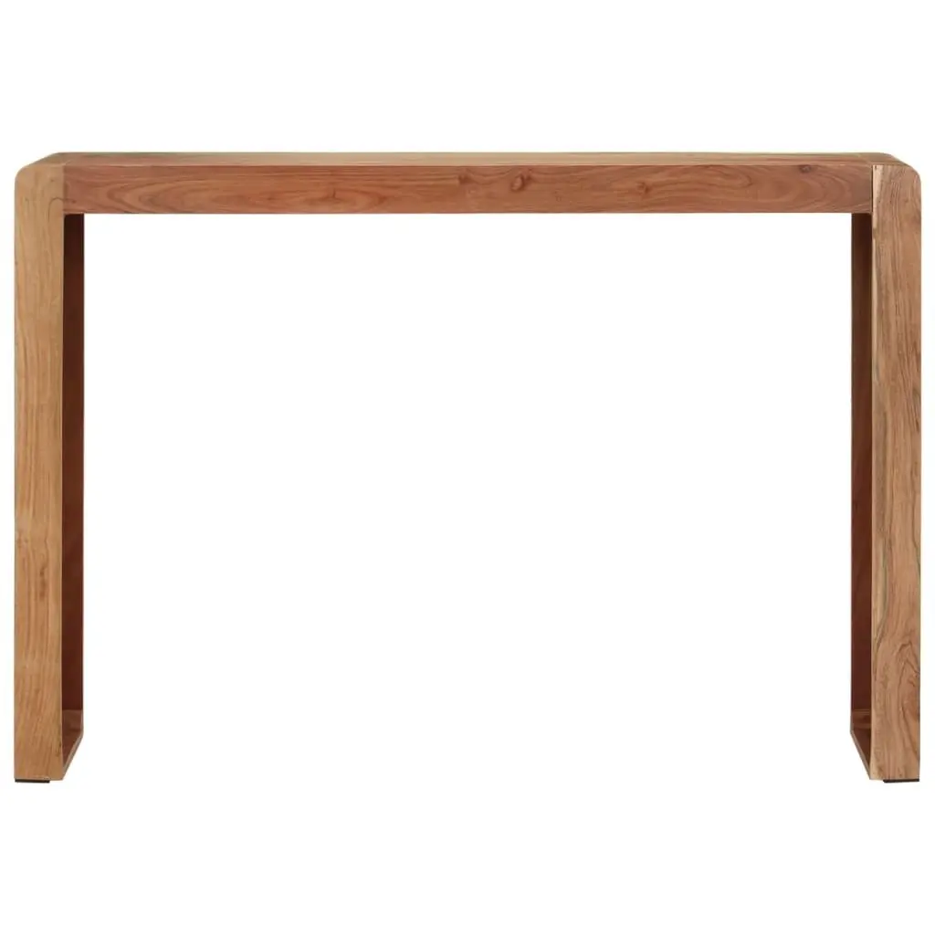 Console Table Solid Acacia Wood Rustic 110x30x76 cm Brown
