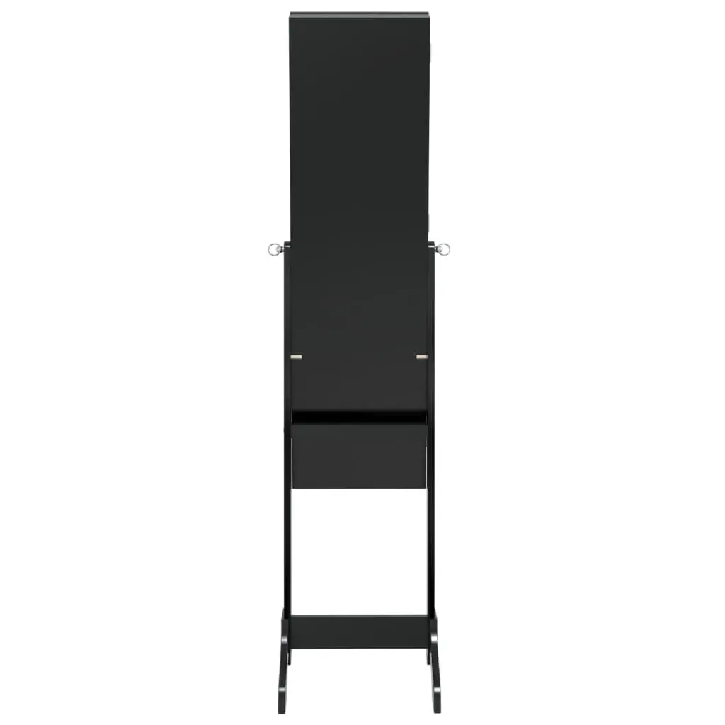 Free-Standing Mirror Black Floor Hallway Bedroom Dressing Room Decor 34x37x146cm