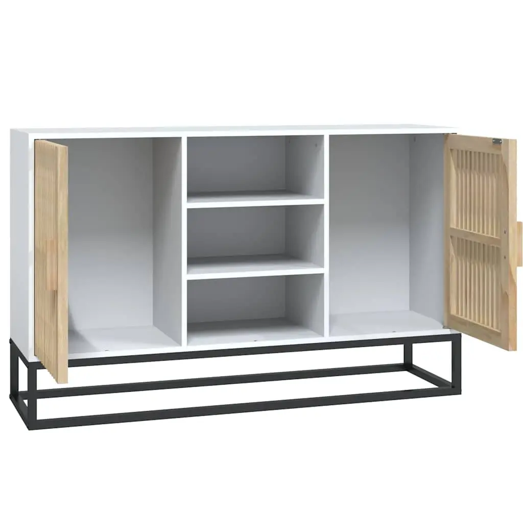 Sideboard Storage Cabinet Engineered Wood 105x30x65 cm White