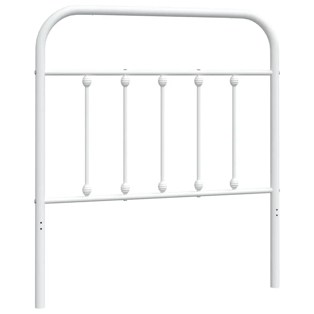 Metal Headboard White 90cm Bed Frame Head Board Bedroom Furniture Stylish Design