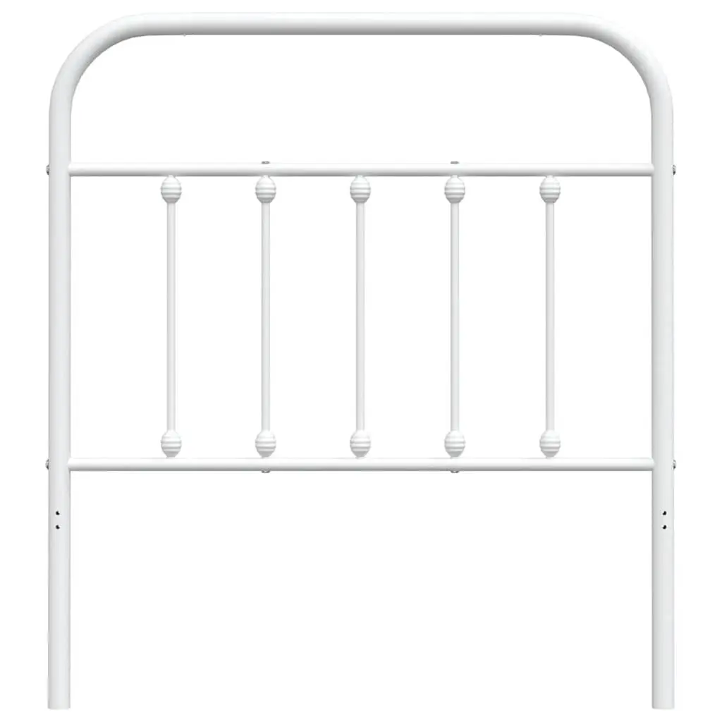 Metal Headboard White 90cm Bed Frame Head Board Bedroom Furniture Stylish Design