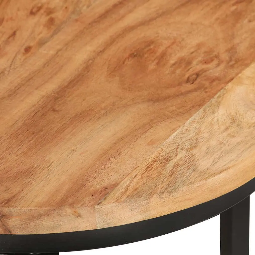 Nesting Tables 3 Pcs Solid Wood Acacia Brown Coffee Side Table Storage Set