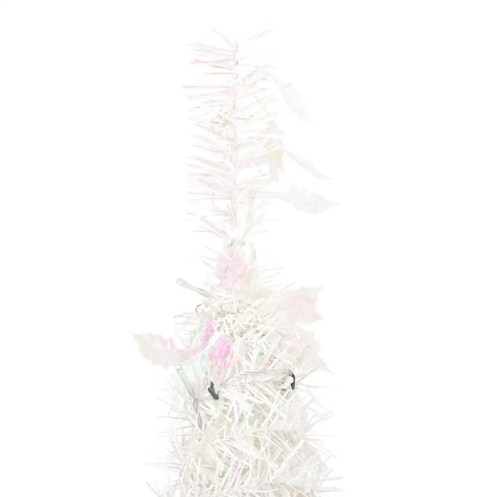 Artificial Christmas Tree Pop-Up 180cm White 150 LEDs 8 Lighting Modes