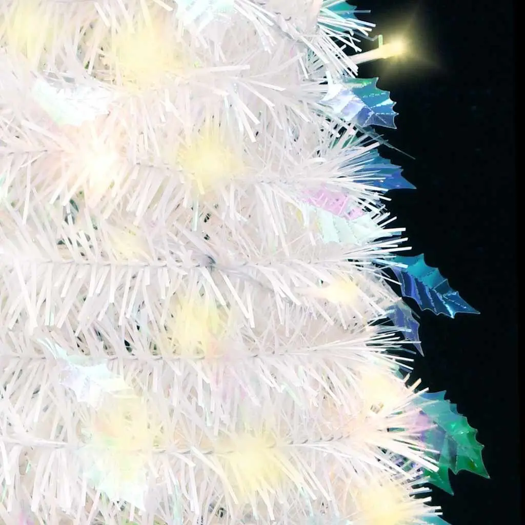 Artificial Christmas Tree Pop-Up 210cm 200 LEDs White 8 Lighting Modes Holiday