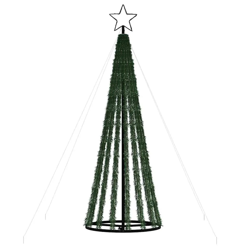 LED Christmas Tree 275 LEDs Warm White 180cm Pre Lit Xmas Tree Home Decor